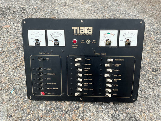 Tiara Yacht 3100 Open 1982 Electric/Light Breaker Panel / Gauges