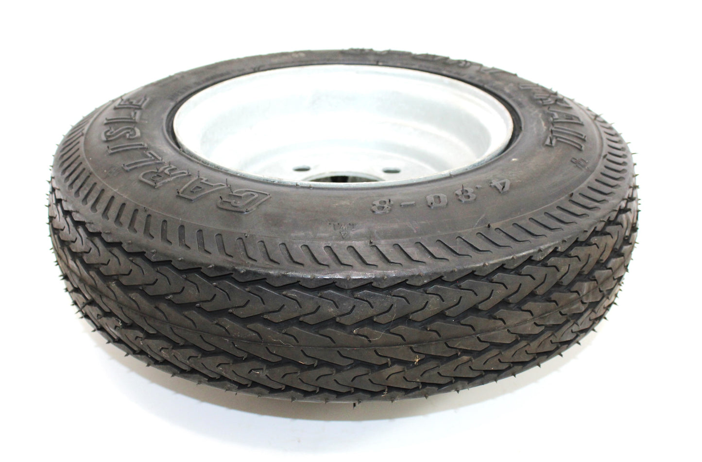 New Carlisle Sport Trail 4.80 - 8 Tire Galvanized 5 Lug Rim Boat Trailer Multi-Use