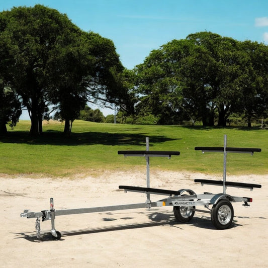 Magic Tilt Quad Kayak Series Trailer Galvanized KA0020